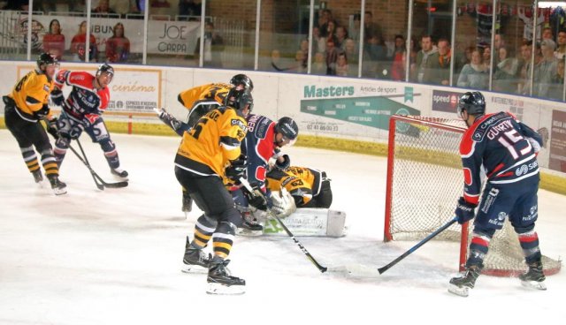 Photo hockey match Angers  - Strasbourg  le 09/10/2018