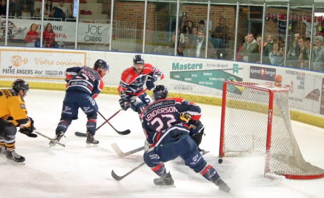 Photo hockey match Angers  - Strasbourg  le 09/10/2018