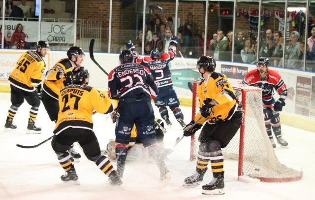 Photo hockey match Angers  - Strasbourg  le 09/10/2018
