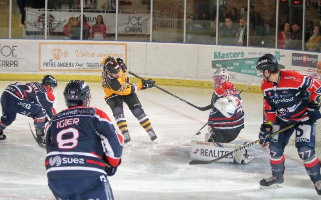 Photo hockey match Angers  - Strasbourg  le 09/10/2018