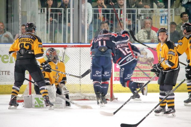 Photo hockey match Angers  - Strasbourg  le 09/10/2018