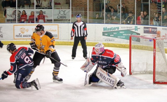 Photo hockey match Angers  - Strasbourg  le 09/10/2018