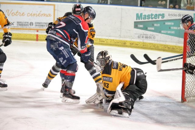Photo hockey match Angers  - Strasbourg  le 09/10/2018