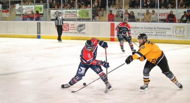 Photo hockey match Angers  - Strasbourg  le 09/10/2018