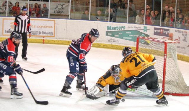 Photo hockey match Angers  - Strasbourg  le 09/10/2018