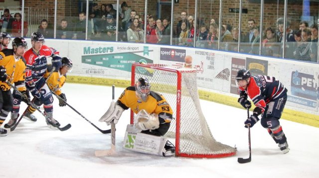 Photo hockey match Angers  - Strasbourg  le 09/10/2018