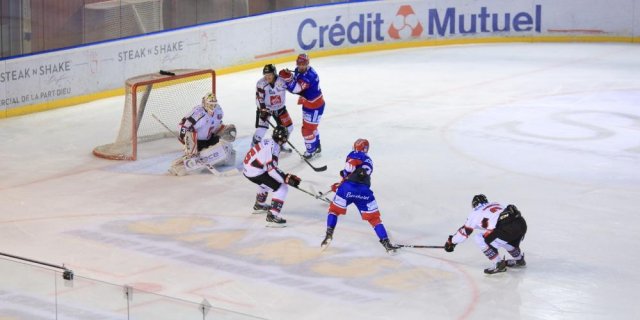 Photo hockey match Lyon - Amiens  le 09/10/2018