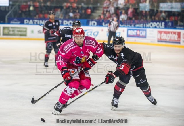 Photo hockey match Grenoble  - Bordeaux le 12/10/2018