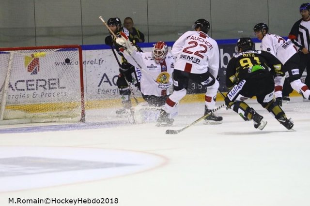 Photo hockey match Rouen - Chamonix  le 12/10/2018