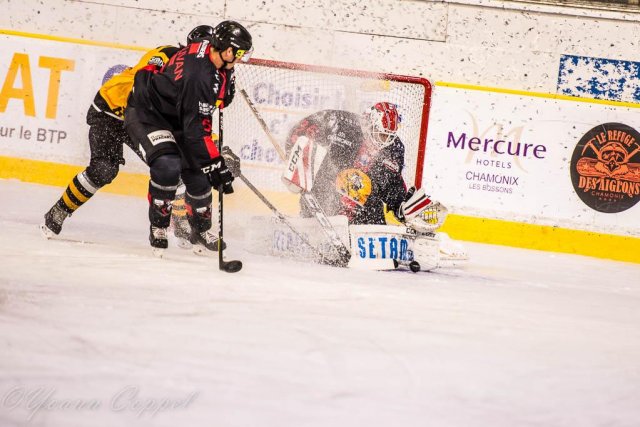 Photo hockey match Chamonix  - Strasbourg  le 16/10/2018