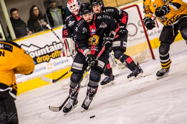 Photo hockey match Chamonix  - Strasbourg  le 16/10/2018