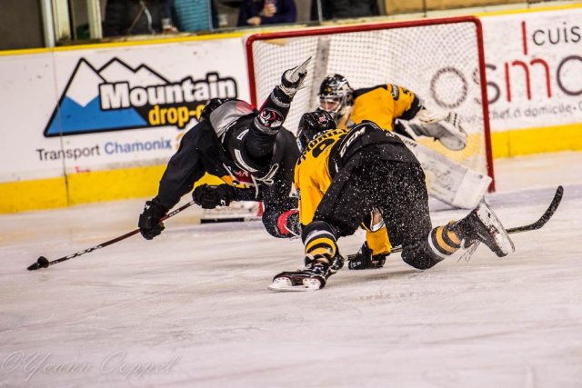 Photo hockey match Chamonix  - Strasbourg  le 16/10/2018