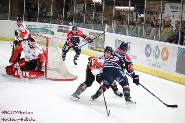 Photo hockey match Angers  - Nice le 16/10/2018