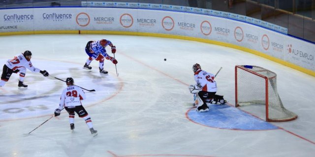 Photo hockey match Lyon - Mulhouse le 16/10/2018