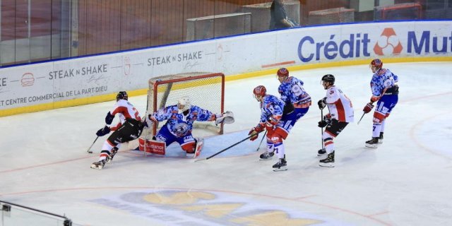 Photo hockey match Lyon - Mulhouse le 16/10/2018