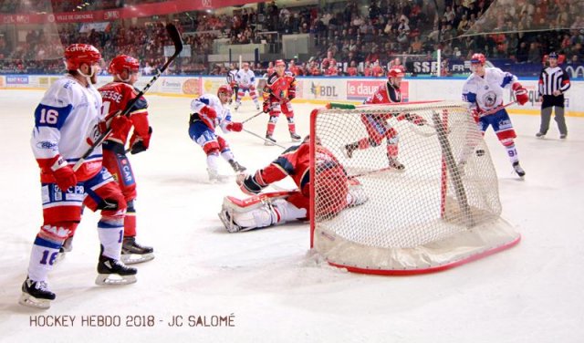 Photo hockey match Grenoble  - Lyon le 19/10/2018