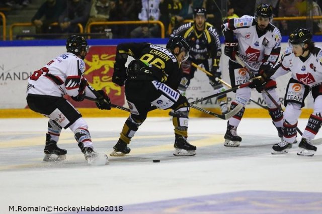 Photo hockey match Rouen - Amiens  le 21/10/2018