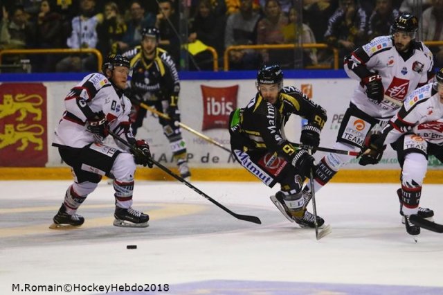 Photo hockey match Rouen - Amiens  le 21/10/2018