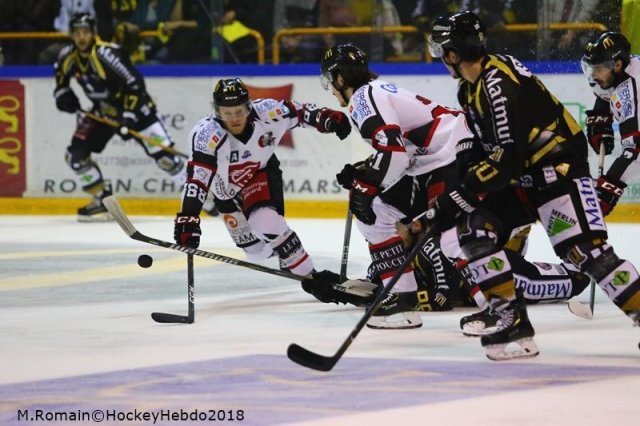 Photo hockey match Rouen - Amiens  le 21/10/2018