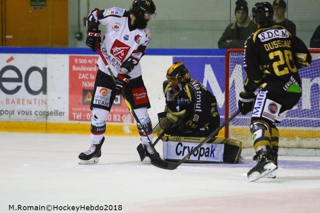 Photo hockey match Rouen - Amiens  le 21/10/2018
