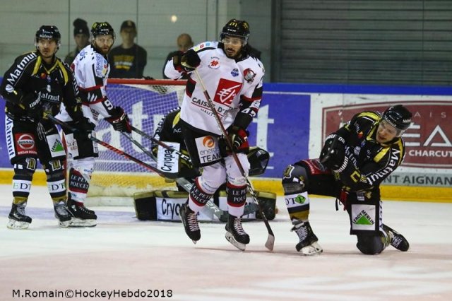 Photo hockey match Rouen - Amiens  le 21/10/2018