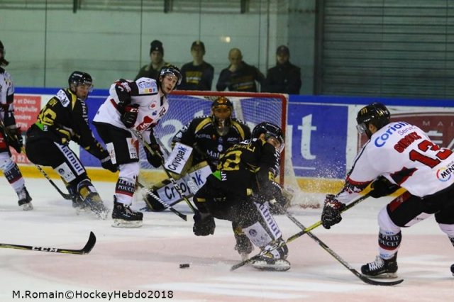 Photo hockey match Rouen - Amiens  le 21/10/2018