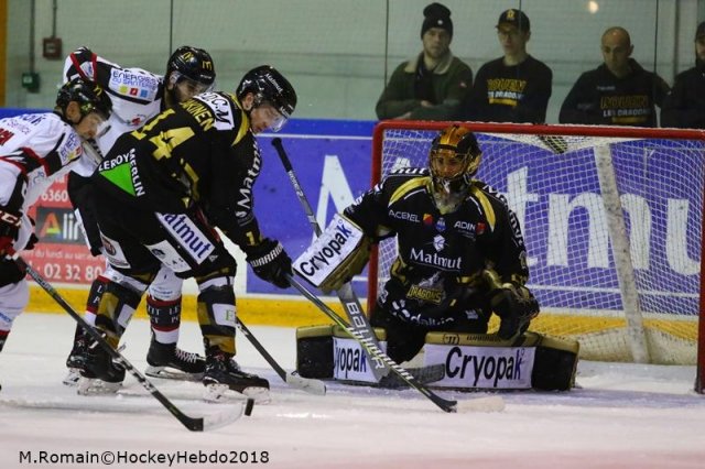Photo hockey match Rouen - Amiens  le 21/10/2018