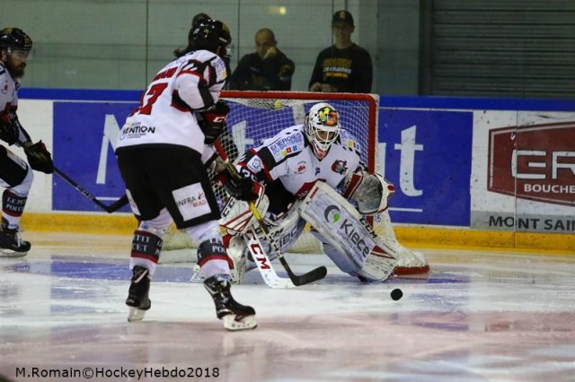 Photo hockey match Rouen - Amiens  le 21/10/2018