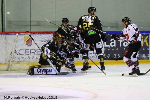 Photo hockey match Rouen - Amiens  le 21/10/2018