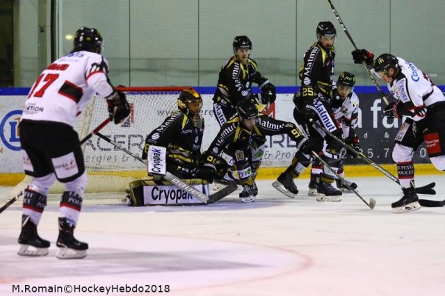Photo hockey match Rouen - Amiens  le 21/10/2018