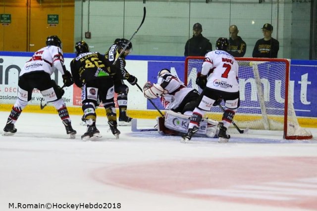 Photo hockey match Rouen - Amiens  le 21/10/2018