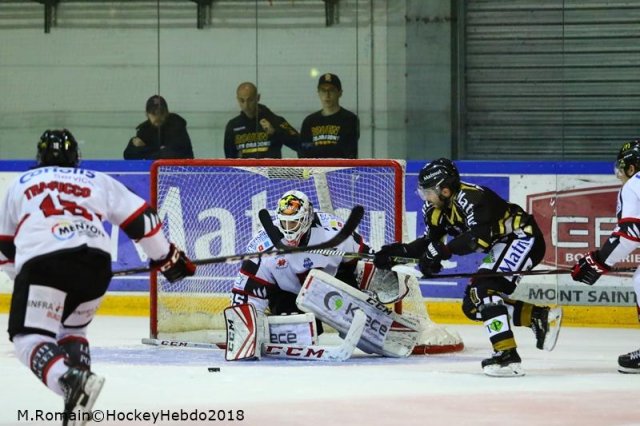 Photo hockey match Rouen - Amiens  le 21/10/2018