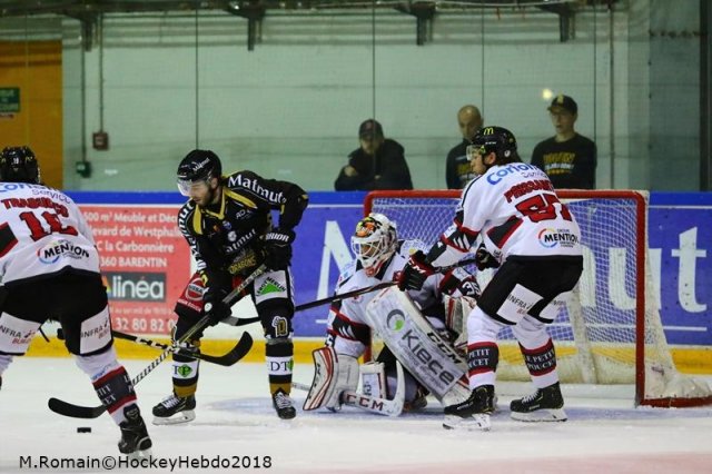 Photo hockey match Rouen - Amiens  le 21/10/2018