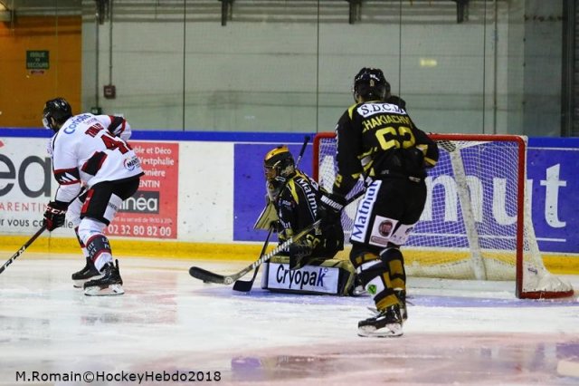 Photo hockey match Rouen - Amiens  le 21/10/2018
