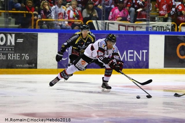 Photo hockey match Rouen - Amiens  le 21/10/2018