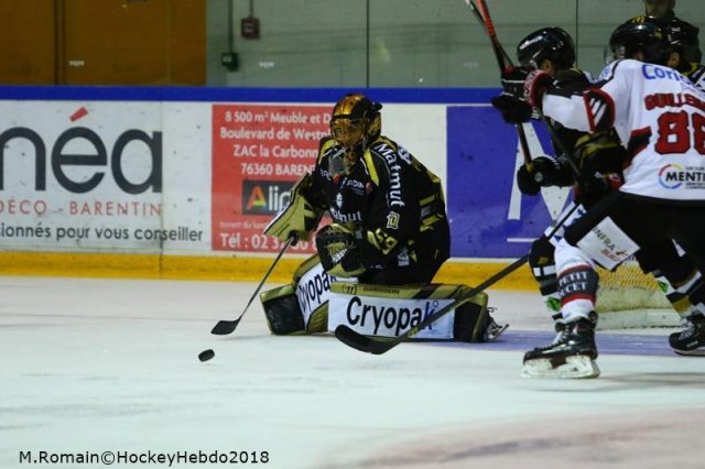 Photo hockey match Rouen - Amiens  le 21/10/2018