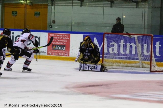 Photo hockey match Rouen - Amiens  le 21/10/2018