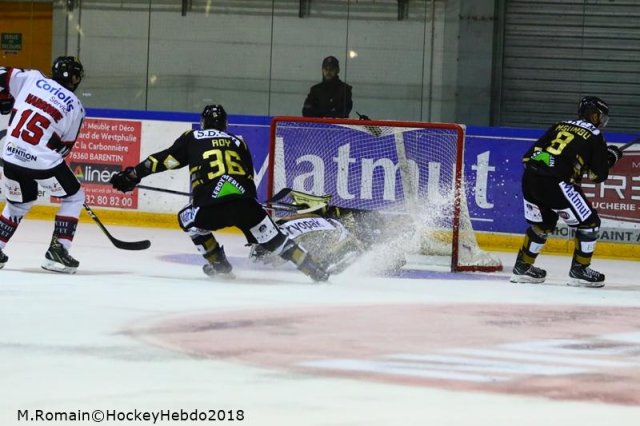 Photo hockey match Rouen - Amiens  le 21/10/2018