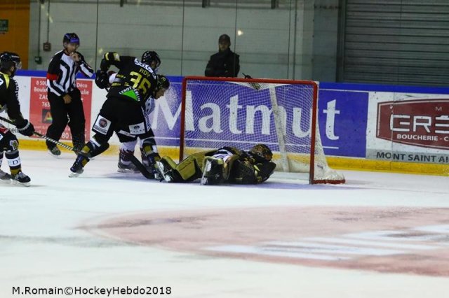 Photo hockey match Rouen - Amiens  le 21/10/2018