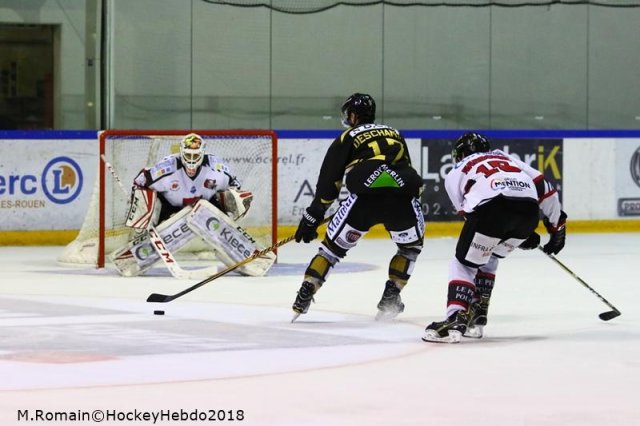 Photo hockey match Rouen - Amiens  le 21/10/2018