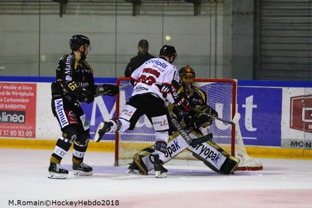 Photo hockey match Rouen - Amiens  le 21/10/2018