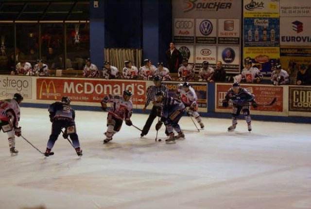 Photo hockey match Angers  - Amiens  le 10/03/2009
