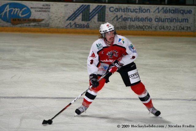 Photo hockey match Briançon  - Angers  le 13/03/2009