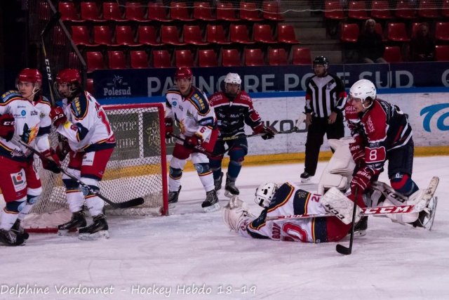 Photo hockey match Grenoble  - Angers  le 21/10/2018
