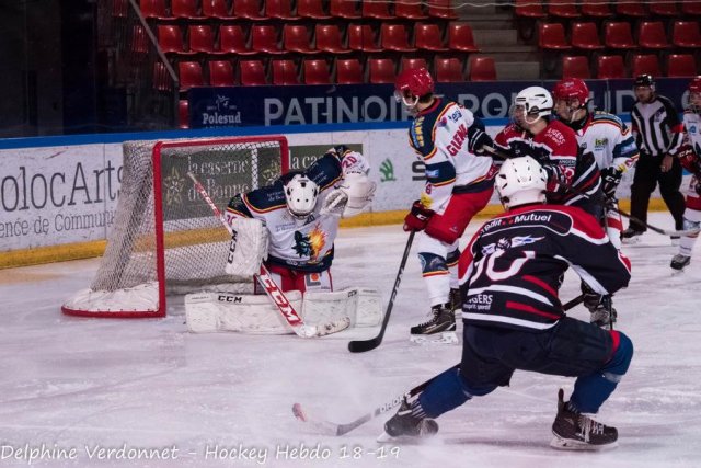 Photo hockey match Grenoble  - Angers  le 21/10/2018
