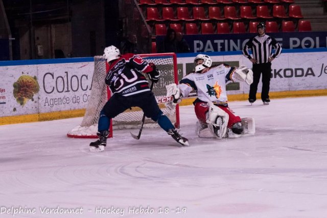 Photo hockey match Grenoble  - Angers  le 21/10/2018