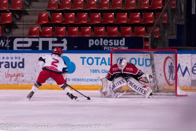 Photo hockey match Grenoble  - Angers  le 21/10/2018