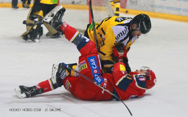 Photo hockey match Grenoble  - Rouen le 27/10/2018