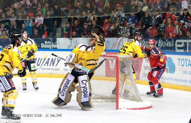 Photo hockey match Grenoble  - Rouen le 27/10/2018