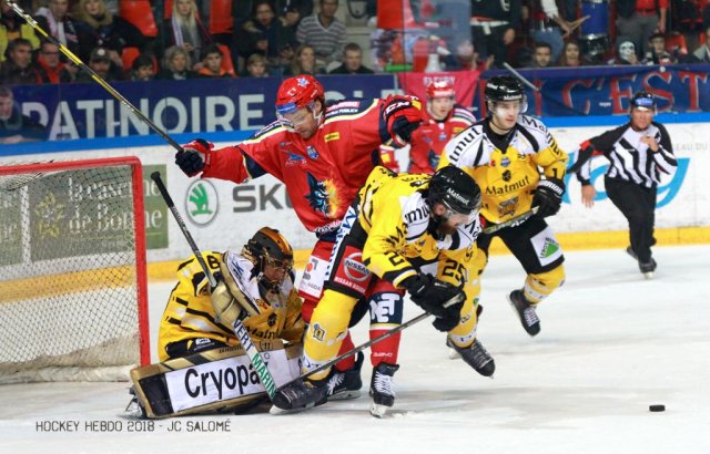 Photo hockey match Grenoble  - Rouen le 27/10/2018